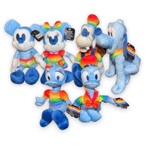Disney‎ Rainbow Plushes - Picture 1 of 7